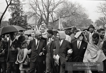 March to protest violence against SNCC-led protestors, Montgomery 1965