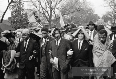 March to protest violence against SNCC-led protestors, Montgomery 1965