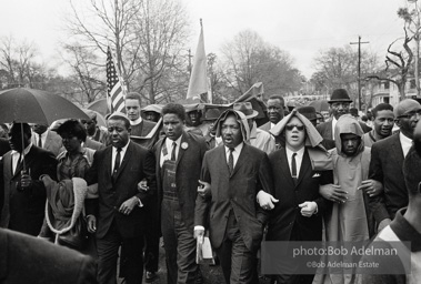 March to protest violence against SNCC-led protestors, Montgomery 1965