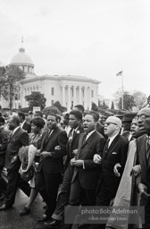 March to protest violence against SNCC-led protestors, Montgomery 1965