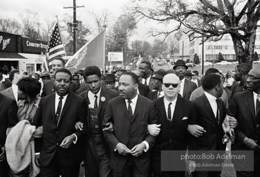 March to protest violence against SNCC-led protestors, Montgomery 1965