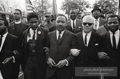 March to protest violence against SNCC-led protestors, Montgomery 1965