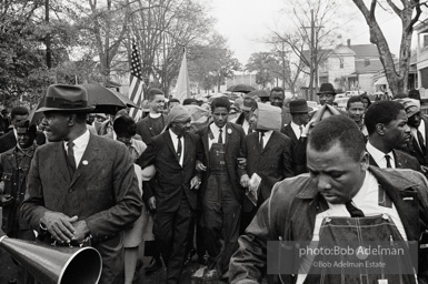 March to protest violence against SNCC-led protestors, Montgomery 1965