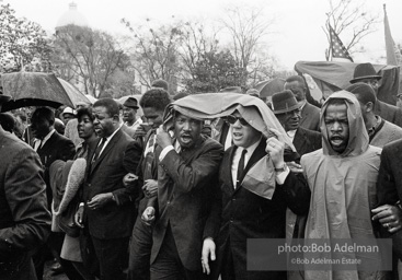 March to protest violence against SNCC-led protestors, Montgomery 1965