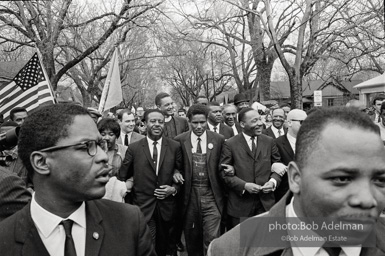 March to protest violence against SNCC-led protestors, Montgomery 1965