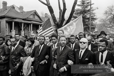 March to protest violence against SNCC-led protestors, Montgomery 1965