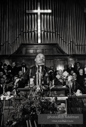 Martin Luther King, Jr. speaks at an evening rally in Brown Chapel. Selma, AL, 1965. Martin Luther King, Jr. speaks at an evening rally in Brown Chapel. Selma, AL, 1965.