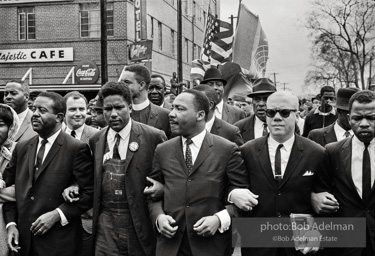 March to protest violence against SNCC-led protestors, Montgomery 1965