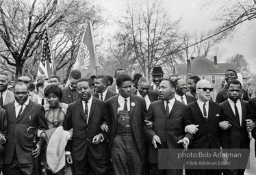 March to protest violence against SNCC-led protestors, Montgomery 1965