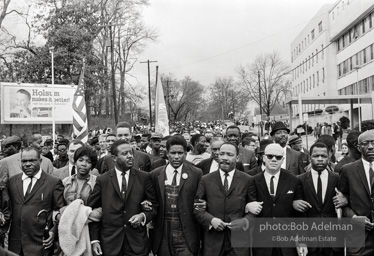 March to protest violence against SNCC-led protestors, Montgomery 1965