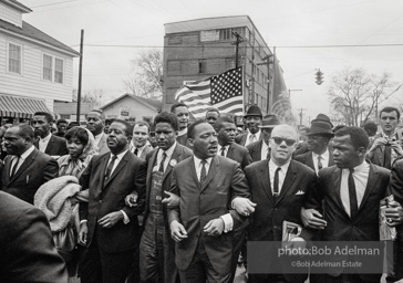 March to protest violence against SNCC-led protestors, Montgomery 1965