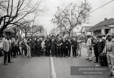 March to protest violence against SNCC-led protestors, Montgomery 1965