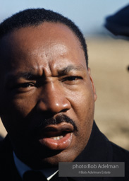 MLK during the Selma to Montgomery march, Alabama. 1965