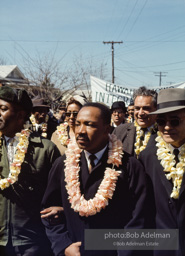 MLK at the beginning of the Selma to Montgomery march. Alabama, 1965