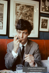 Dick Bellamy at lunch. New York City, 1964.