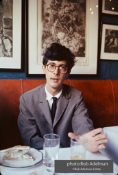 Dick Bellamy at lunch. New York City, 1964.