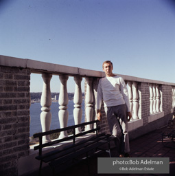 Jasper Johns at his Riverside Drive studio. New York City, 1964.