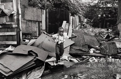 Angel, Bedford Stuyvesant neighborhood,  Brooklyn,  New York City.  1962.