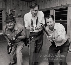 The Master Sergeant of the Coy Militia with his friends. Coy, 1970.