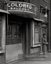 Birmingham had a well deserved reputation as the most segragated and racially viloent city in the deep south. Its long string of unsolved racist bombings earned the city the epithet Bombingham. Movie theatre sign Brimingham, 1963.