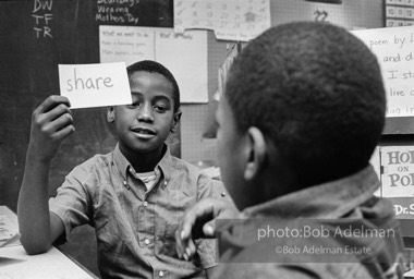 Innovative-English Infants School. New York City, 1970-Deborah Meirs' classroom; she later became an expert on improving public eduction. She put an emphasis on children learning through play rather than teaching, small class size, fostering children's curiosity and interest.BIS_26b-18 001