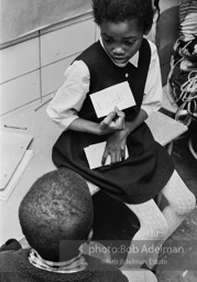 Innovative-English Infants School. New York City, 1970-Deborah Meirs' classroom; she later became an expert on improving public eduction. She put an emphasis on children learning through play rather than teaching, small class size, fostering children's curiosity and interest.BIS_27b-21 002