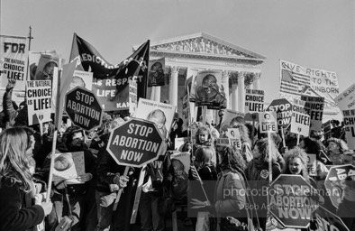 Anti-abortion Demonstrators,  New York City.1992.