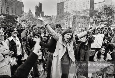 Anti-Vietnam War demonstrators. NewYork City, 1968.