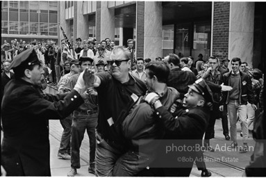 King led anti-Vietnam war protest. NYC, 1967.