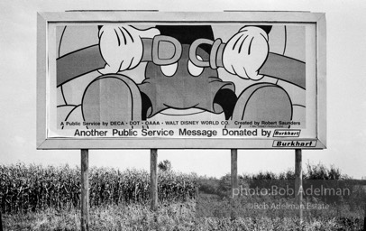 Billboard near Topeka, Kansas. 1986.