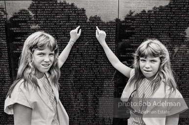 Vietnam Memorial. Memorial Day, 1985.