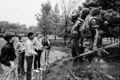 Vietnam Memorial. Memorial Day, 1985.