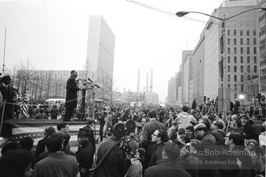 Martin Luther King led anti-Vietnam war protest. NYC, 1967. photo:Bob Adelman©Bob Adelman Estate.