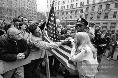 Martin Luther King led anti-Vietnam war protest. NYC, 1967. photo:Bob Adelman©Bob Adelman Estate.