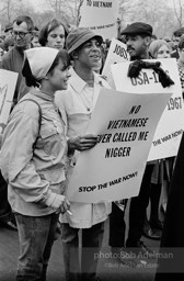 Martin Luther King led anti-Vietnam war protest. NYC, 1967. photo:Bob Adelman©Bob Adelman Estate.