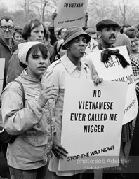 Martin Luther King led anti-Vietnam war protest. NYC, 1967. photo:Bob Adelman©Bob Adelman Estate.