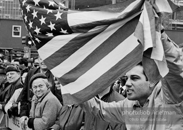 Martin Luther King led anti-Vietnam war protest. NYC, 1967. photo:Bob Adelman©Bob Adelman Estate.