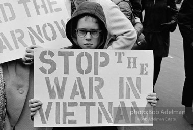 Martin Luther King led anti-Vietnam war protest. NYC, 1967. photo:Bob Adelman©Bob Adelman Estate.