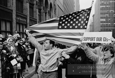 Martin Luther King led anti-Vietnam war protest. NYC, 1967. photo:Bob Adelman©Bob Adelman Estate.