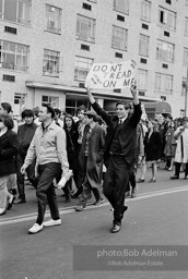 Martin Luther King led anti-Vietnam war protest. NYC, 1967. photo:Bob Adelman©Bob Adelman Estate.