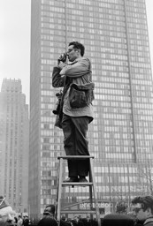 Martin Luther King led anti-Vietnam war protest. NYC, 1967. photo:Bob Adelman©Bob Adelman Estate.