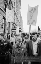 Martin Luther King led anti-Vietnam war protest. NYC, 1967. photo:Bob Adelman©Bob Adelman Estate.