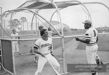 Willie Stargell and Richie Hebner. Pittsburgh Pirates Spring training. Bradenton, Florida, 1973. from the book Willie Stargell and Richie Hebner. Pittsburgh Pirates Spring training. Bradenton, Florida, 1973. from the book