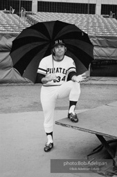 Pitcher Nelson Briles, rain delay. From the book Pitcher Nelson Briles, rain delay. From the book