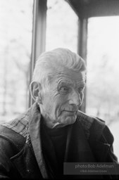 Nobel Prize winning author Samuel Beckett, Paris, 1986