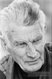 Nobel Prize winning author Samuel Beckett, Paris, 1986