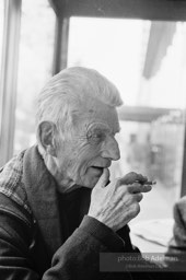 Nobel Prize winning author Samuel Beckett, Paris, 1986