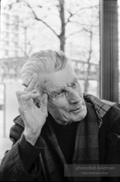 Nobel Prize winning author Samuel Beckett, Paris, 1986