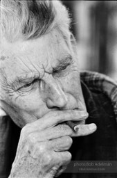 Nobel Prize winning author Samuel Beckett, Paris, 1986