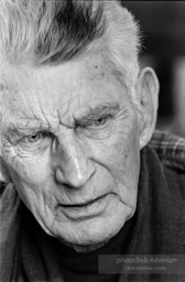 Nobel Prize winning author Samuel Beckett, Paris, 1986